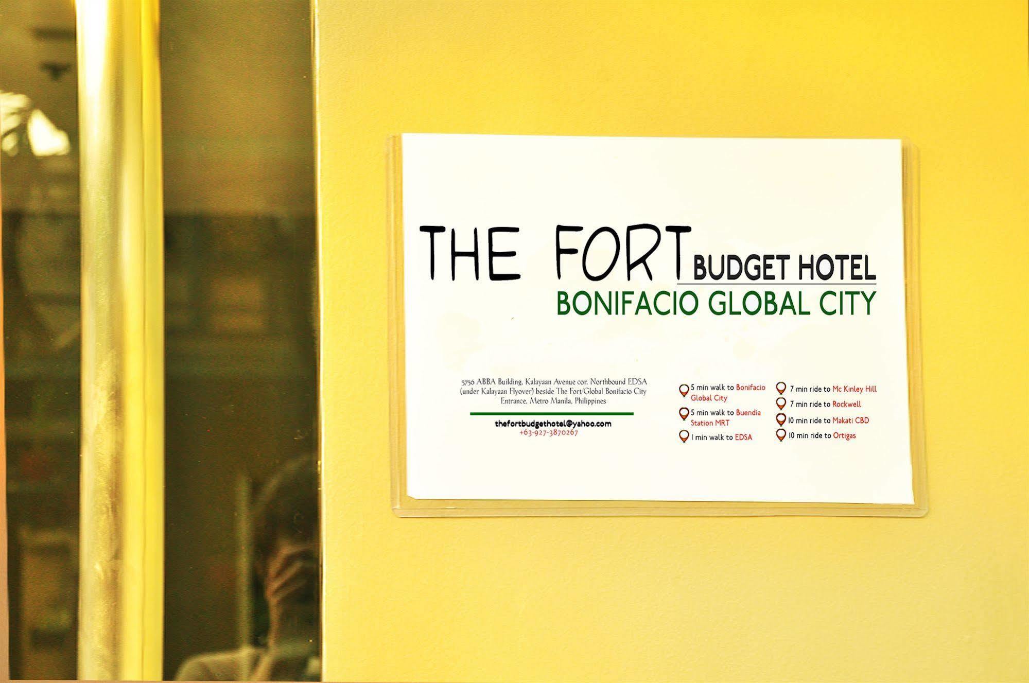 The Fort Budget Hotel- Bonifacio Global City San Pedro Makati Exterior foto